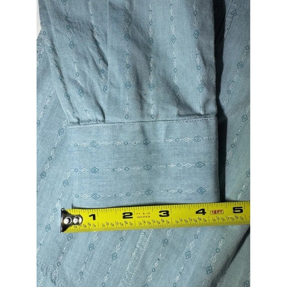 Eight X Premium Men's XL Long Sleeve Slim Fit Button-Up Shirt Geometric Pattern - Picture 16 of 16